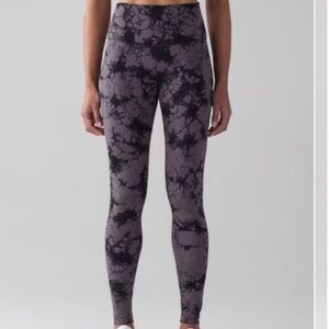 LULULEMON wunder under shibori leggings